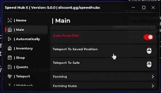 Best Script Fisch SpeedHubX (No Key) 5.0.0