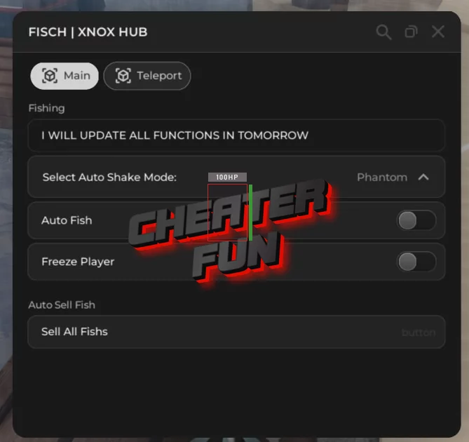 Fisch Mobile Script - Auto Fish, Freeze Player, Sell All Fish