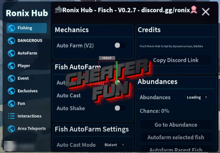 Best Scripts and Hacks for Fisch Roblox Get Script Fisch Ronix Hub